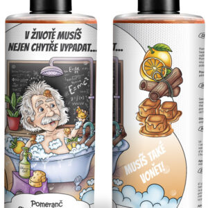 Vtipný sprchový gel – Chytře vypadat (Vůně sprchového gelu: Pomeranč