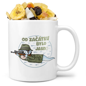 Hrnek Myslivecká spermie (Náplň hrníčku: Tropická směs)