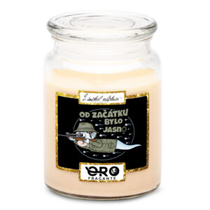 Svíčka Myslivecká spermie (Vůně svíčky: Vanilka)