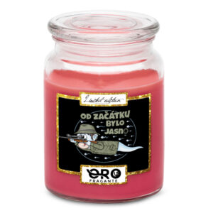 Svíčka Myslivecká spermie (Vůně svíčky: Višně v čokoládě)