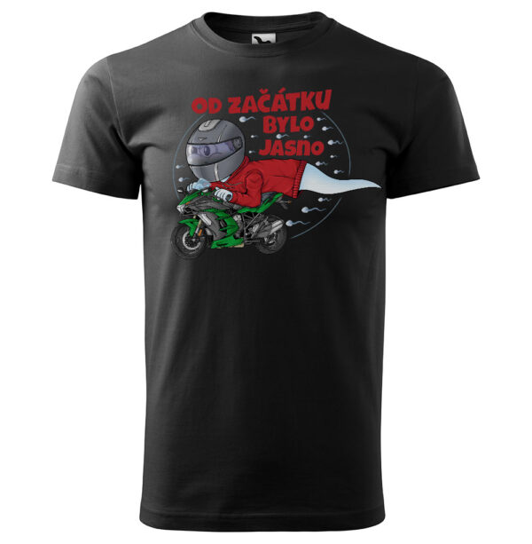 Tričko Motorkářská spermie (Velikost: S