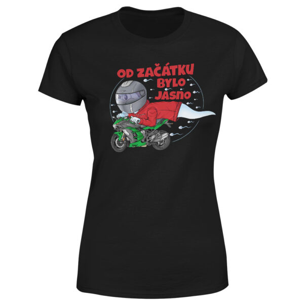 Tričko Motorkářská spermie (Velikost: S