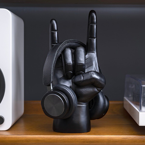 Stojan na sluchátka Rock On - černý