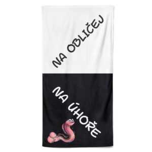 Osuška Na obličej a na úhoře (Velikost osušky: 100x170cm)