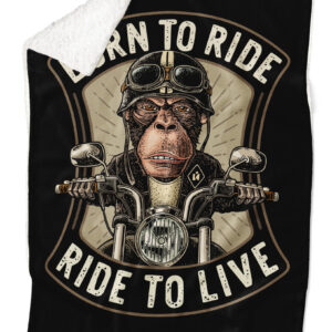 Deka Born to ride (Podšití beránkem: ANO)