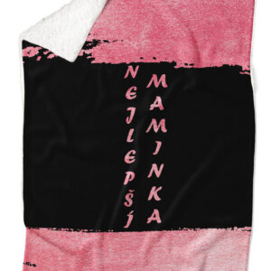 Deka Maminka – golden pink (Podšití beránkem: ANO)