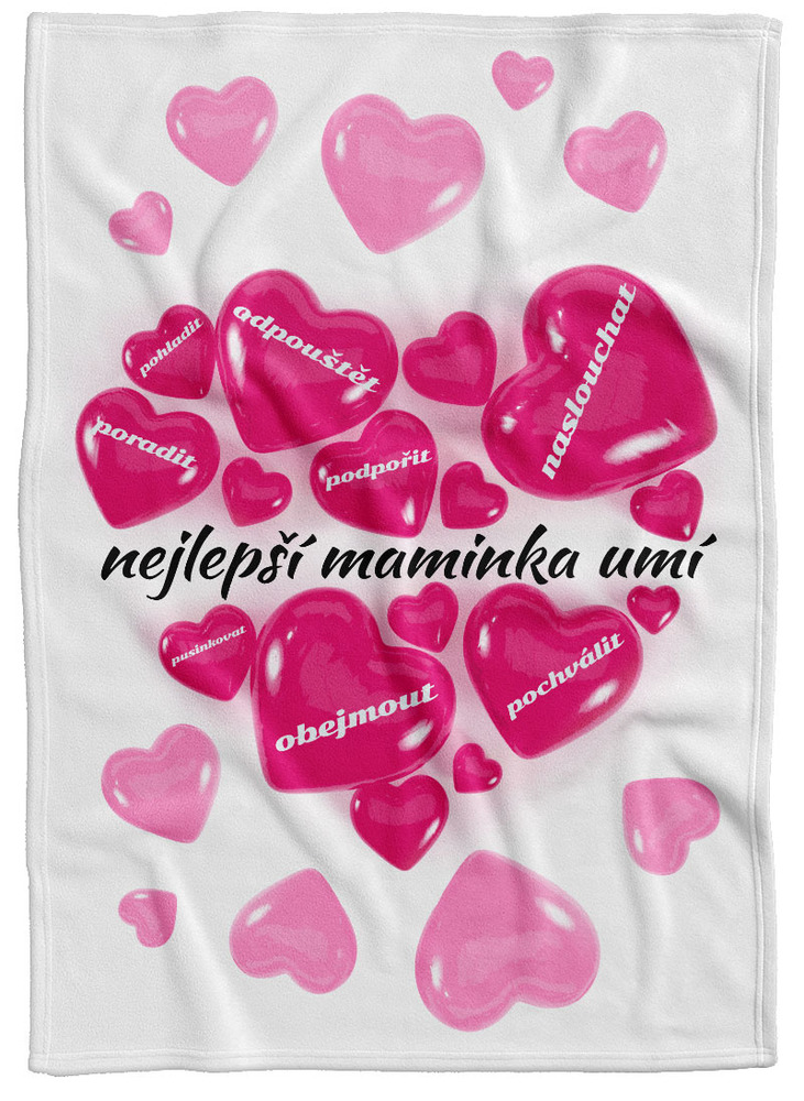 Deka Nejlepší maminka umí (Podšití beránkem: NE)