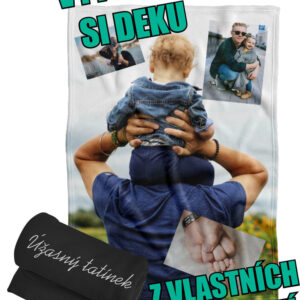 Deka z vlastních fotografií a textů Fleece 140x200cm/360g
