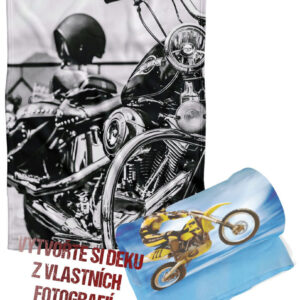 Deka z vlastních fotografií a textů Fleece 140x200cm/360g