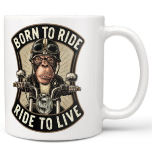 Hrnek Born to ride (Náplň hrníčku: Žádná)