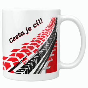 Hrnek Cesta je cíl (Náplň hrníčku: Žádná)