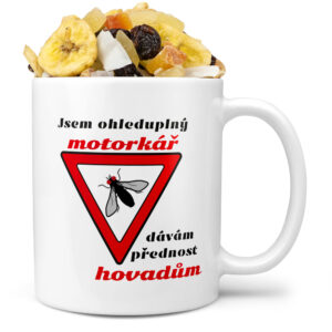 Hrnek Dávám přednost hovadům (Náplň hrníčku: Tropická směs)