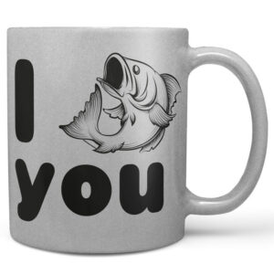 Hrnek I fish you – stříbrný (Náplň hrníčku: Žádná)