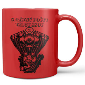 Hrnek Správný počet válců (Náplň hrníčku: Žádná)