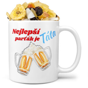 Hrnek Tatínek nejlepší parťák (Náplň hrníčku: Tropická směs)