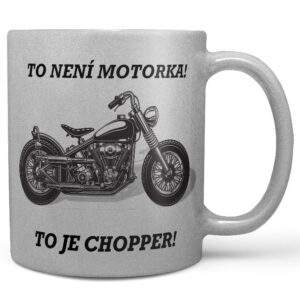 Hrnek To je Chopper - stříbrný (Náplň hrníčku: Žádná)