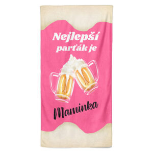Osuška Nejlepší parťák je maminka (Velikost osušky: 100x170cm)