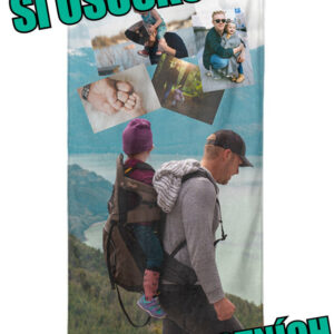 Osuška z vlastních fotografií a textů