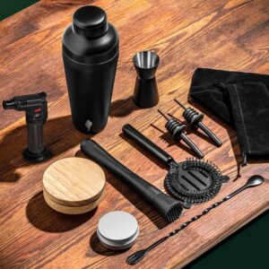 Barmanský set se sadou na uzení whisky Deluxe