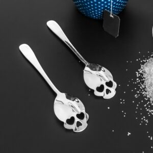 Čajové lžičky lebky (2 kusy)