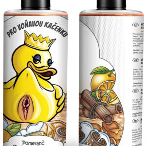 Vtipný sprchový gel – Voňavá kačenka (Vůně sprchového gelu: Pomeranč