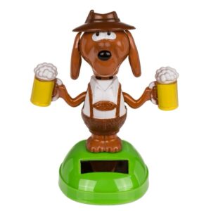 Solární bavorský pes s pivem