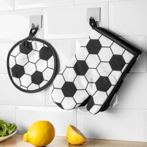 Fotbalová sada: kuchyňské chňapky a podložka pod hrnce