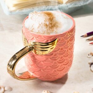 Hrnek mořská panna - růžový