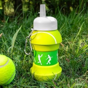 Skládací láhev na vodu tenisový míček