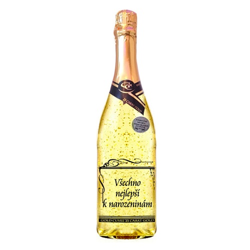 Gold Cuvee šumivé se zlatem 0