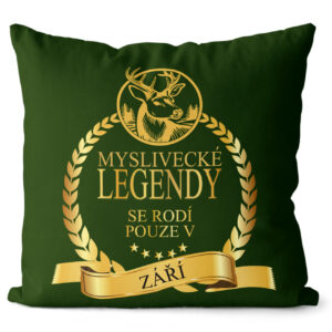 Polštář Mysliceké legendy – měsíce (Velikost: 55 x 55 cm