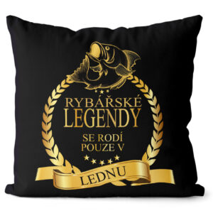 Polštář Rybářské legendy – měsíce (Velikost: 55 x 55 cm