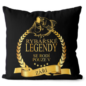 Polštář Rybářské legendy – měsíce (Velikost: 55 x 55 cm