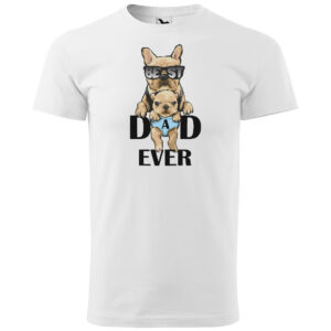 Pánské tričko Best dad ever (Velikost: 4XL