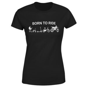 Tričko Born to ride motocross (Velikost: XL