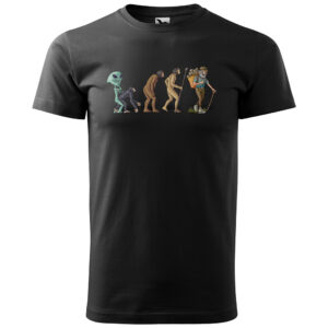 Tričko Evoluce houbaře (Velikost: L