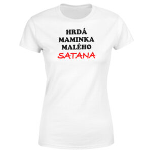 Tričko Maminka satana (Velikost: XS