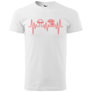 Tričko Mushroom heartbeat (Velikost: M