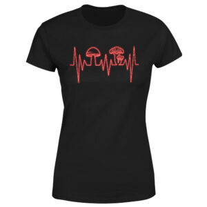 Tričko Mushroom heartbeat (Velikost: XS