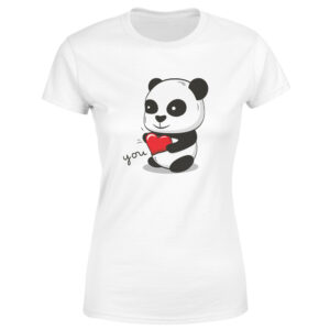 Tričko Panda love – dámské (Velikost: M