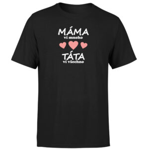 Tričko Táta ví všechno (Velikost: XL