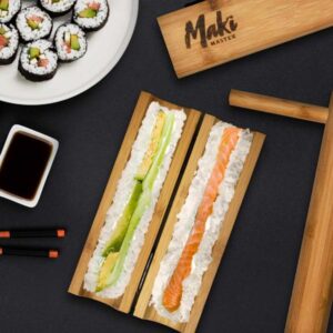 Bambusová sada pro přípravu sushi - akce: poškozený obal