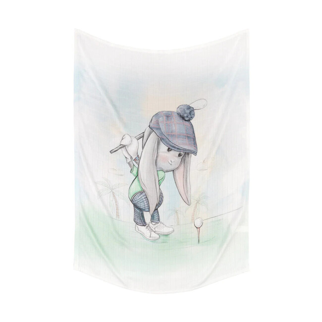 Effiki bambusová swaddle přikrývka 70x100 golfista