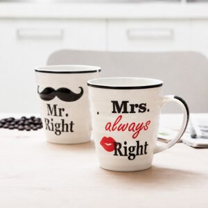 Hrnky Mr right a Mrs always right  I - vada na hrnku Mrs