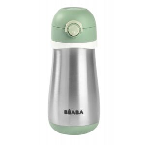 Nerezový termoizolační hrnek Beaba 350 ml zelený