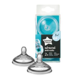 Tommee Tippee savička C2N ANTI-COLIC - střední průtok 3+ (2 kusy)