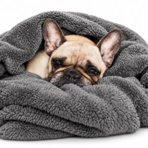 Deka pro domácí mazlíčky Snug-Rug 120 x 88 cm - šedá