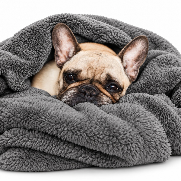 Deka pro domácí mazlíčky Snug-Rug 120 x 88 cm - šedá
