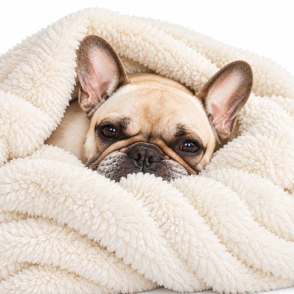Deka pro domácí mazlíčky Snug-Rug 120 × 88 cm - krémová