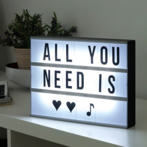 LED tabule s podsvícením